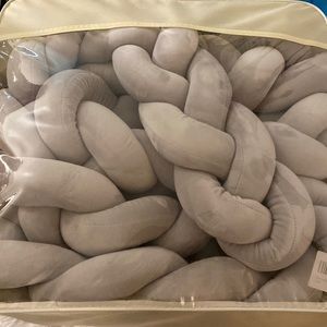 Brand New Crib Braided Bumper